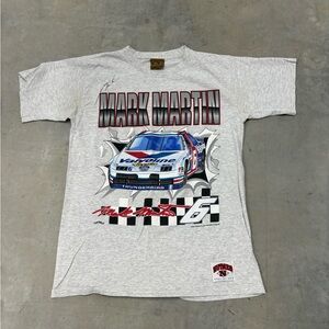 Vintage Nutmeg Nascar Shirt Mens Medium  Mark Martin Racing‎ Signed!!!